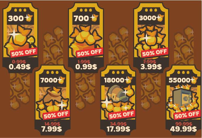 50 golden apples for free  : r/tamingio