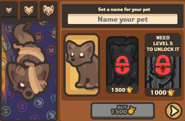 Customize your pet stats : r/tamingio