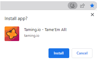 How to install the game Taming.io