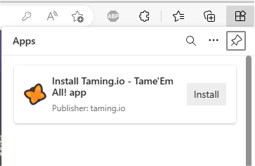 Install Taming.io on Edge